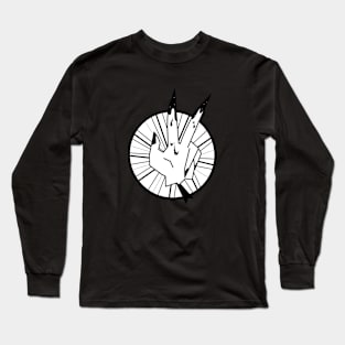 Space Drip Hand Long Sleeve T-Shirt